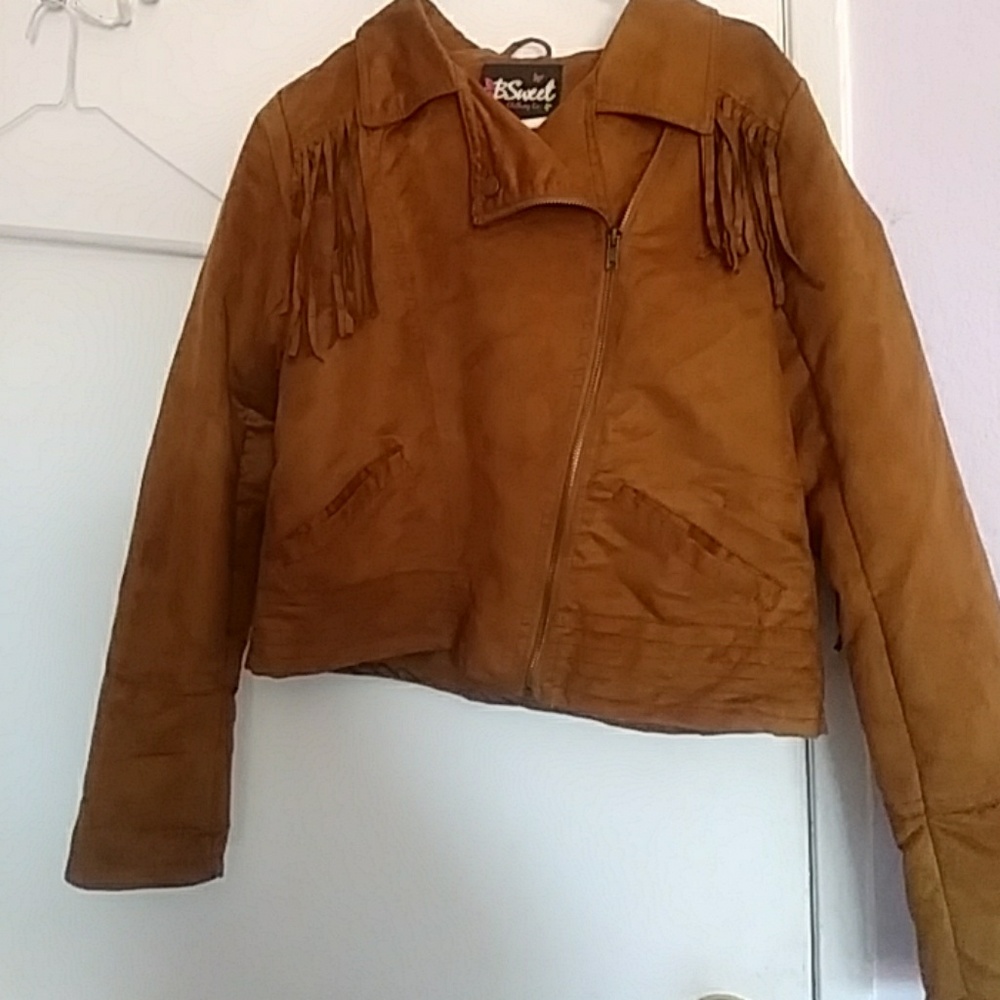 Brown suede fridge jacket (hipster)